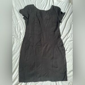 Monteau little short black dress shorts sleeve, black bodycon dress M